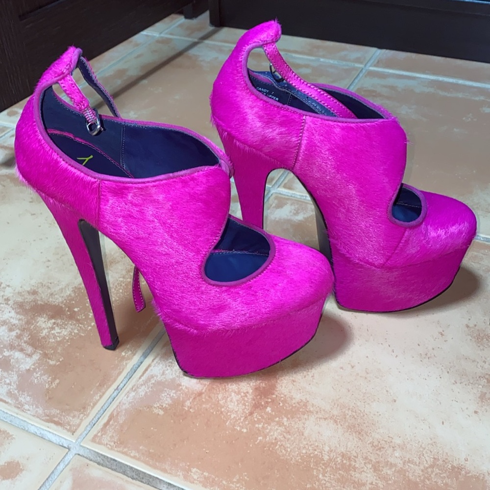 London Trash Platform Heels